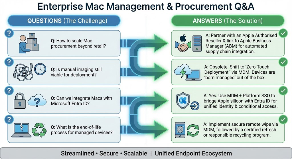 Enterprise Mac Management & Procurement Q&A