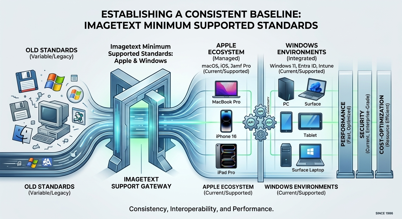 Imagetext Minimum Supported Standards