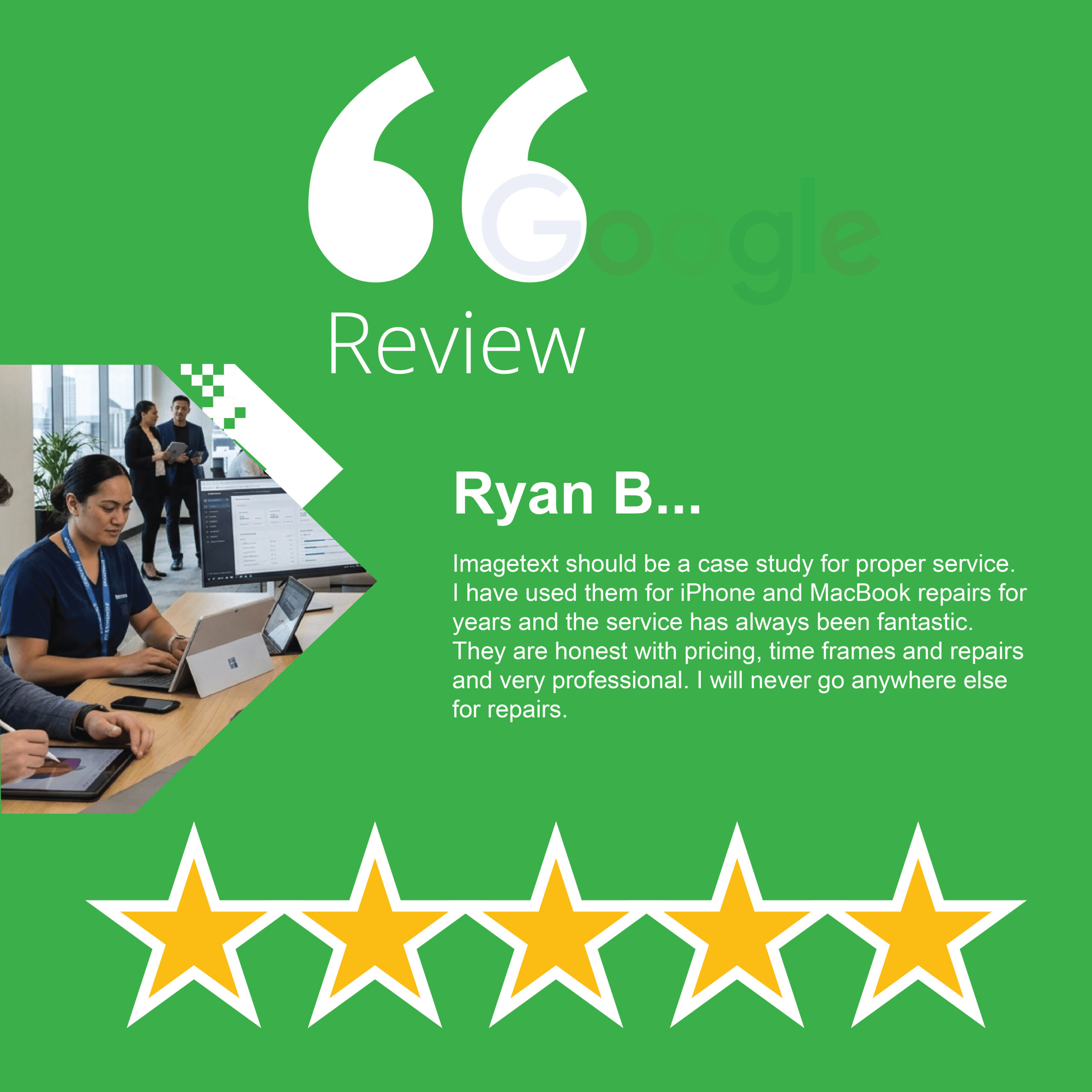 Google Review Ryan