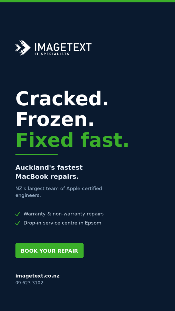 Auckland's fastest Apple-certified repairs.