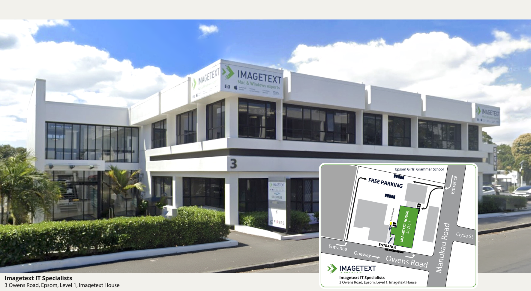 Imagetext Office with Map